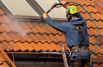 Démoussage et hydrofuge de toiture à Mastaing